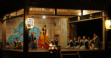 Ushio Shrine's Annual Festival-eve Noh Performance